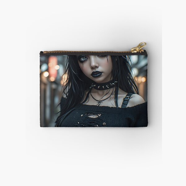 Item preview, Hot Halloween Anime Goth Girl Waifu 280 designed and sold by Your New Fixation.