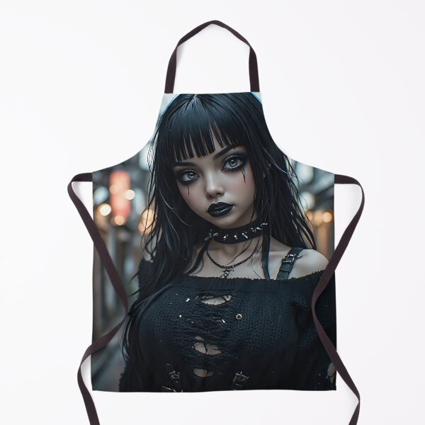 Item preview, Hot Halloween Anime Goth Girl Waifu 280 designed and sold by Your New Fixation.