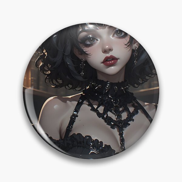 Item preview, Hot Halloween Anime Goth Girl Waifu 281 designed and sold by Your New Fixation.