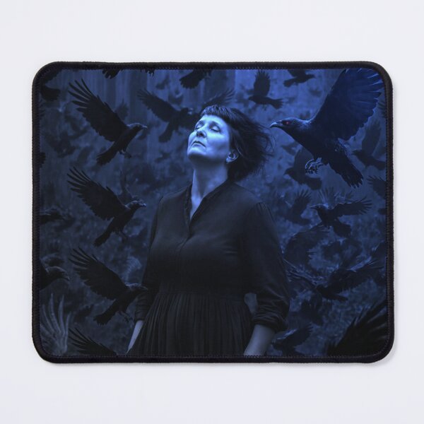 Item preview, Crow‑Covered Wanderer in Moody Blue Night designed and sold by Designs By Ms Mal_Tas.