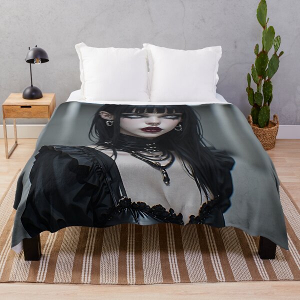 Item preview, Hot Halloween Anime Goth Girl Waifu 284 designed and sold by Your New Fixation.