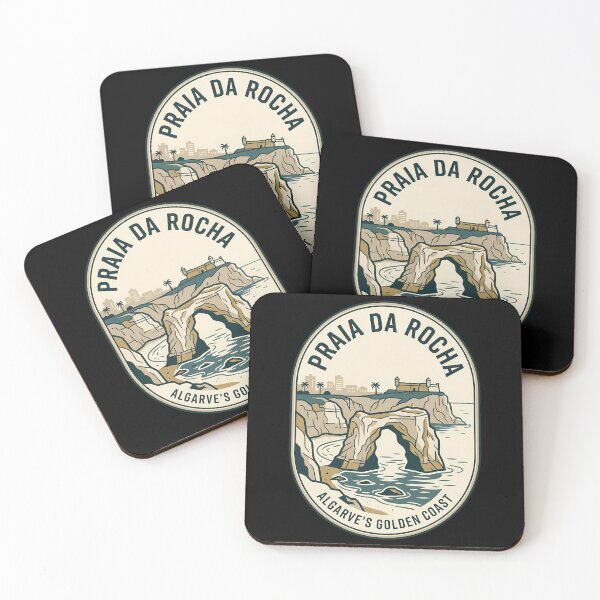 Item preview, Praia Da Rocha Algarve Vintage Travel Emblem designed and sold by k3rstman1.