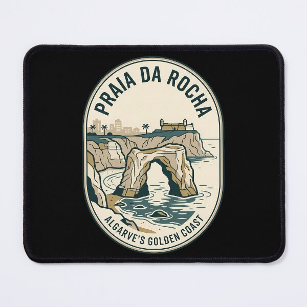 Item preview, Praia Da Rocha Algarve Vintage Travel Emblem designed and sold by k3rstman1.