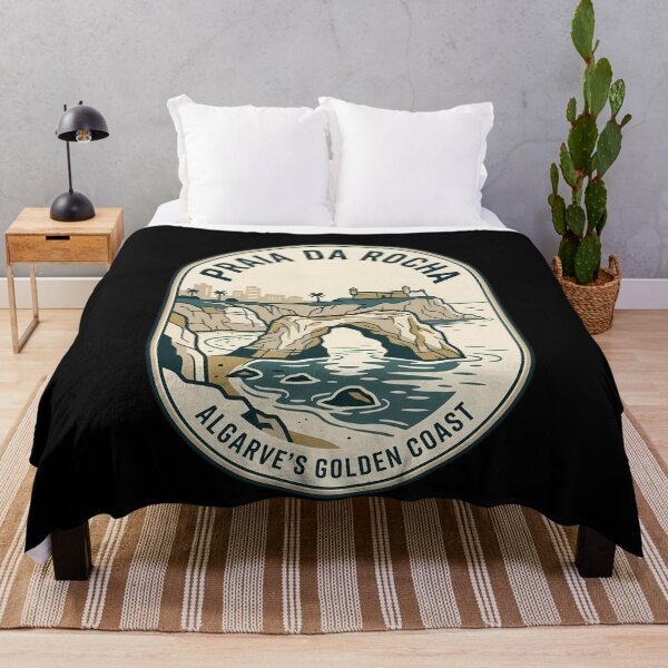 Item preview, Praia Da Rocha Algarve Vintage Travel Emblem designed and sold by k3rstman1.