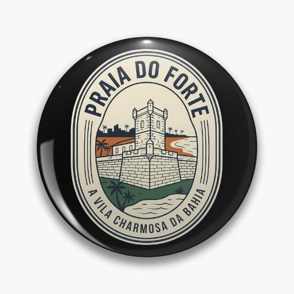 Item preview, Praia Do Forte Brazil Vintage Travel Emblem designed and sold by k3rstman1.