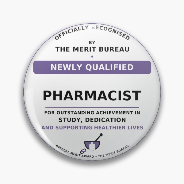 Item preview, Newly Qualified Pharmacist Gift | Pharmacy Graduation Award designed and sold by TheMeritBureau.