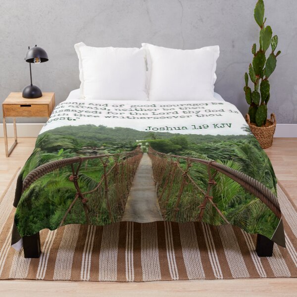 Item preview, Joshua 1:9 and Old Hanging Bridge designed and sold by Linda Walsh.