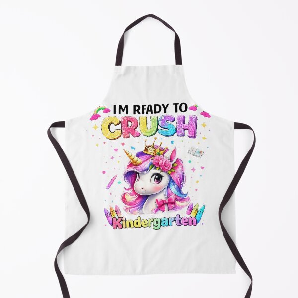 Item preview, I'm Ready to Crush kindergarten Unicorn Back to School Girls designed and sold by QuiteOrbit.