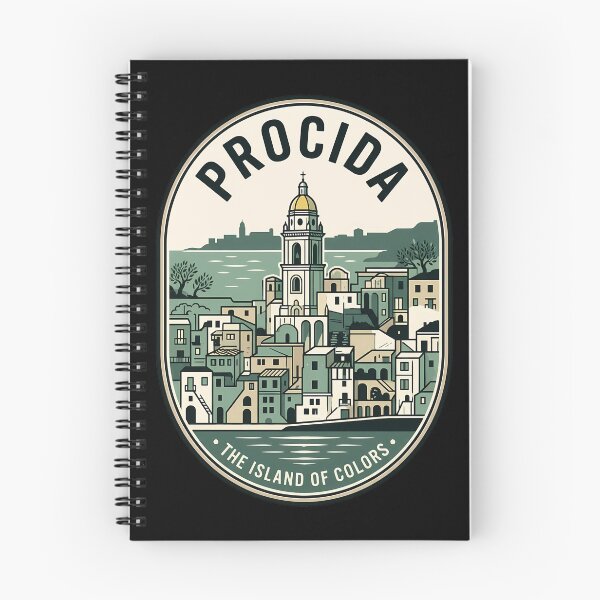 Item preview, Procida Italy Island of Colors Vintage Travel Emblem designed and sold by k3rstman1.