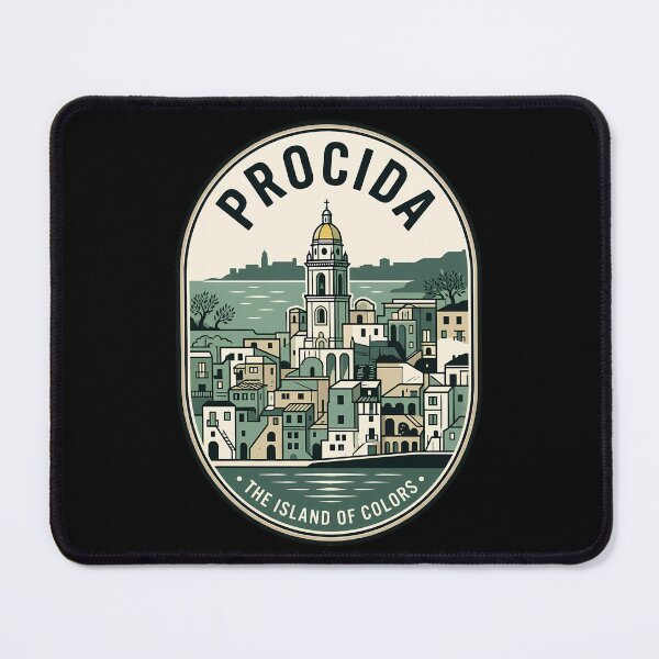 Item preview, Procida Italy Island of Colors Vintage Travel Emblem designed and sold by k3rstman1.