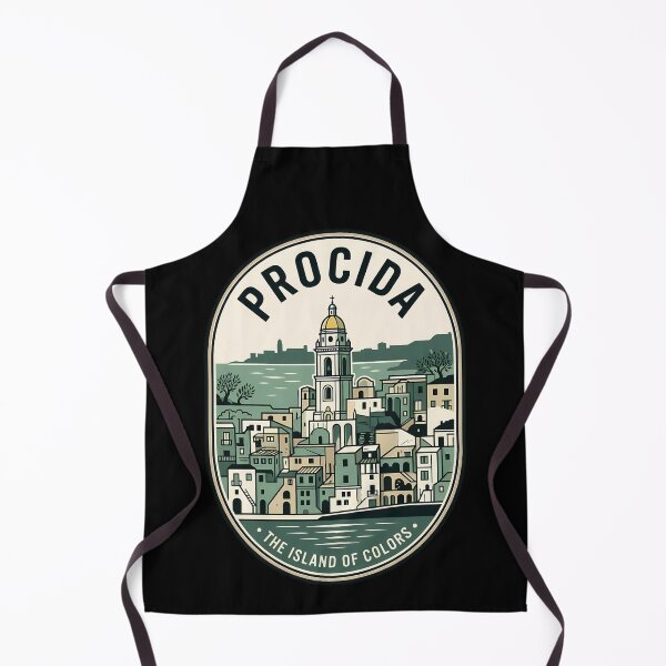 Item preview, Procida Italy Island of Colors Vintage Travel Emblem designed and sold by k3rstman1.