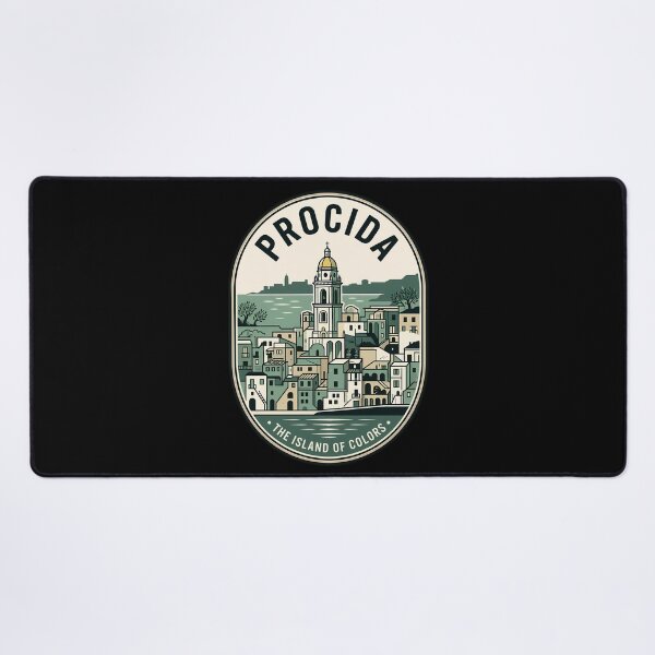 Item preview, Procida Italy Island of Colors Vintage Travel Emblem designed and sold by k3rstman1.