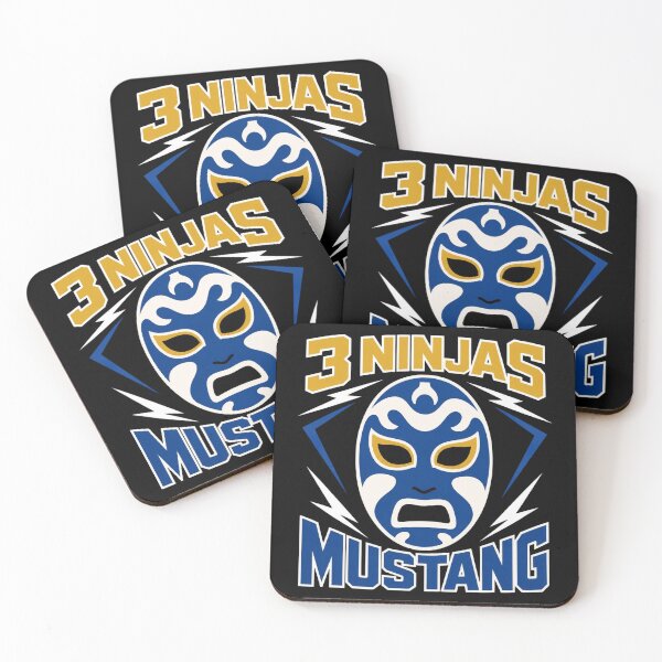 Item preview, Ninja Kids Masks 3 Retro Ninjas version four Mustang designed and sold by killem667.