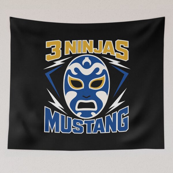 Item preview, Ninja Kids Masks 3 Retro Ninjas version four Mustang designed and sold by killem667.