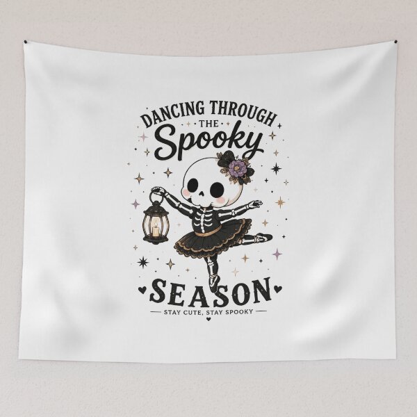 Item preview, Spooky Ballet Skeleton designed and sold by pintartipuduran.
