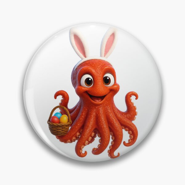 Item preview, Easter Giant Pacific Octopus designed and sold by Sillytoe.