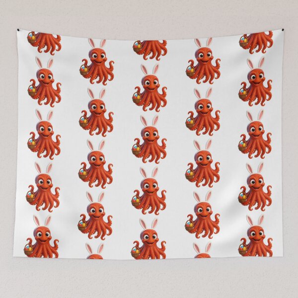 Item preview, Easter Giant Pacific Octopus designed and sold by Sillytoe.