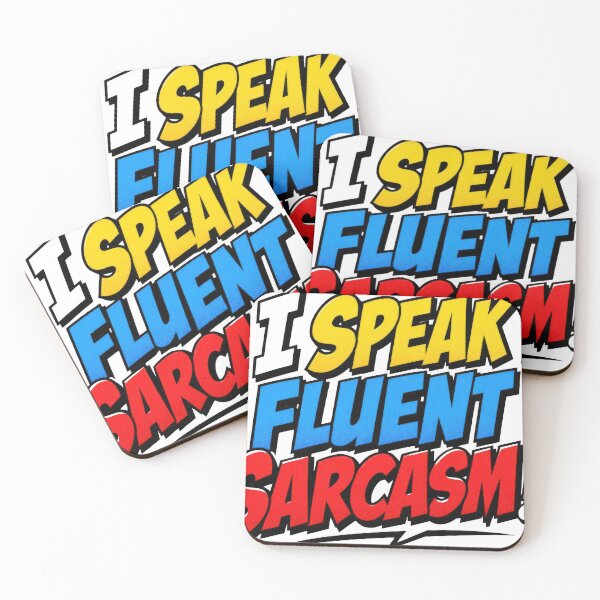 Item preview, SPEAK FLUENT SARCASM designed and sold by Irfanmulyana.