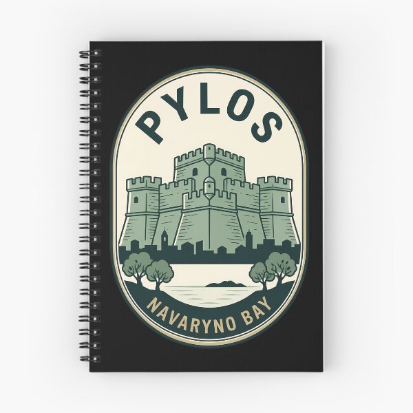 Item preview, Pylos Greece Navarino Bay Vintage Travel Emblem designed and sold by k3rstman1.