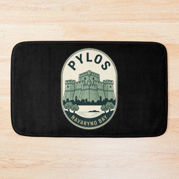 Item preview, Pylos Greece Navarino Bay Vintage Travel Emblem designed and sold by k3rstman1.