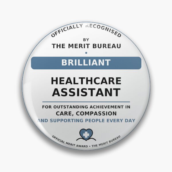 Item preview, Healthcare Assistant Gift | Brilliant HCA Appreciation Award designed and sold by TheMeritBureau.