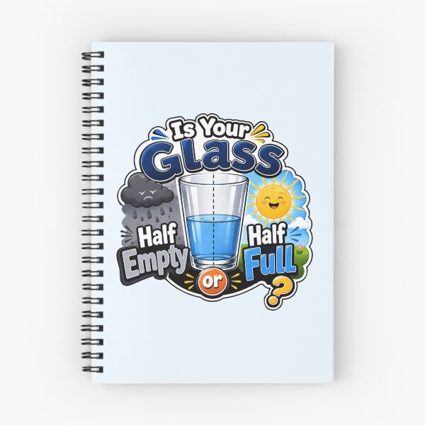Item preview, Is Your Glass Half Empty or Half Full? designed and sold by Myra365Art.