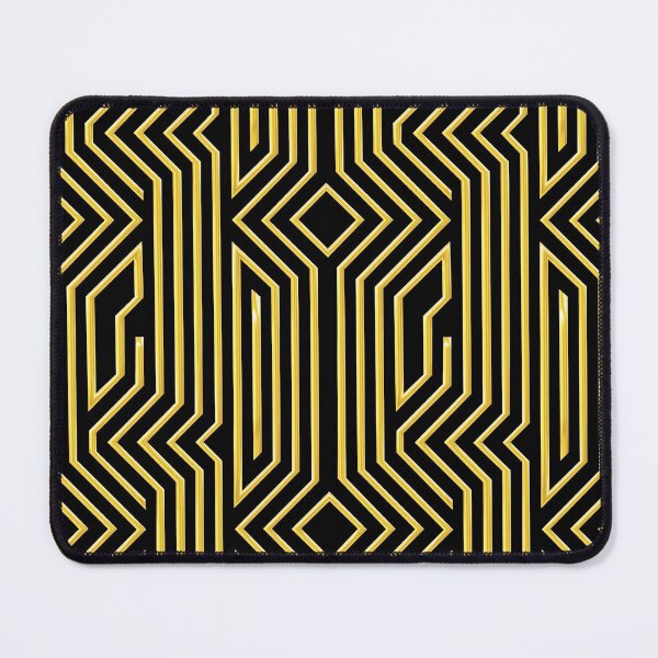 Item preview, 3-D Art Deco Gold-Colored Architectural Style Pattern designed and sold by DEC02.