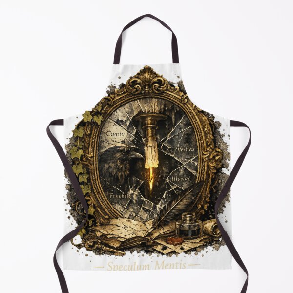 Item preview, Mirror of Thought – Dark Academia Surreal Design designed and sold by Shadowframe Studios.