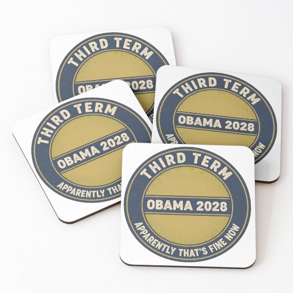 Item preview, Obama 2028 Third Term - Apparently That's Fine Now Political Satire designed and sold by Dissent By Design.