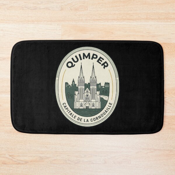 Item preview, Quimper France Cathedral Vintage Travel Emblem designed and sold by k3rstman1.