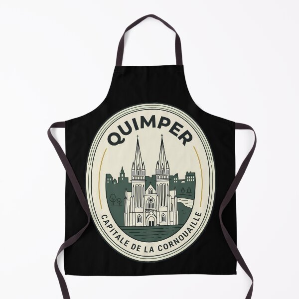 Item preview, Quimper France Cathedral Vintage Travel Emblem designed and sold by k3rstman1.