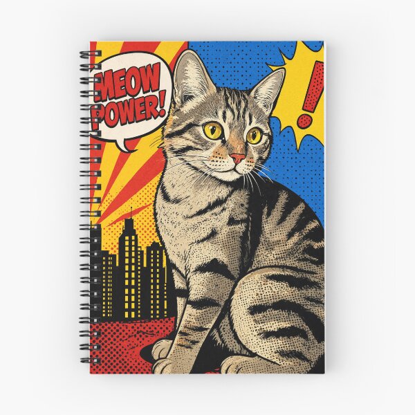Item preview, Pop Art Cat – Meow Power Comic Style one designed and sold by Designs By Ms Mal_Tas.