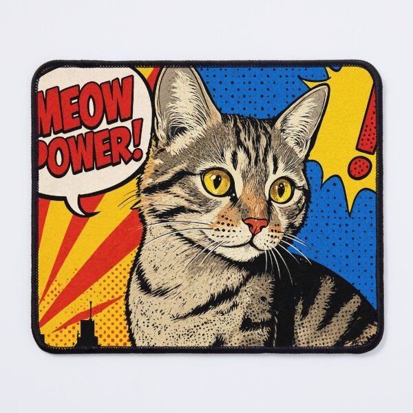 Item preview, Pop Art Cat – Meow Power Comic Style one designed and sold by Designs By Ms Mal_Tas.