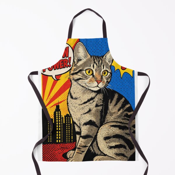 Item preview, Pop Art Cat – Meow Power Comic Style one designed and sold by Designs By Ms Mal_Tas.