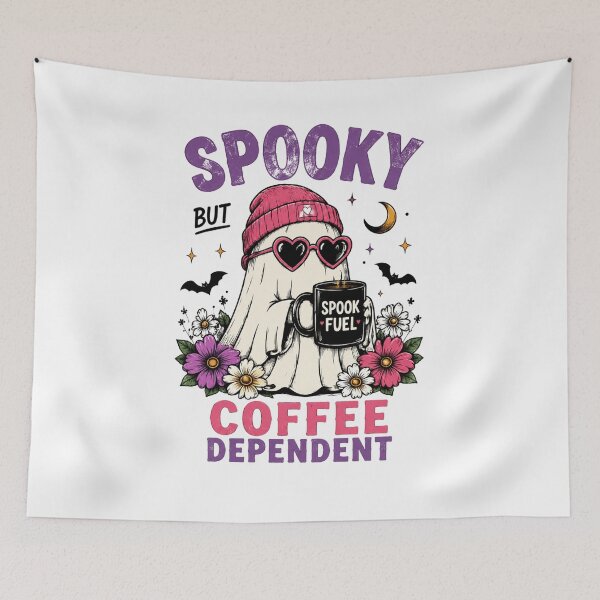Item preview, Spooky Coffee Ghost designed and sold by pintartipuduran.