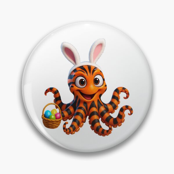 Item preview, Easter Giant Striped Octopus designed and sold by Sillytoe.