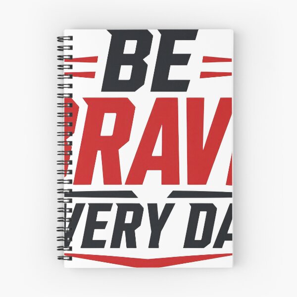 Item preview, BE BRAVE EVERY DAY - Bold Typography Motivational Quote Design designed and sold by Irfanmulyana.