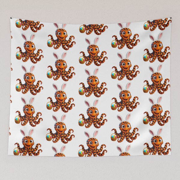 Item preview, Easter Giant Striped Octopus designed and sold by Sillytoe.
