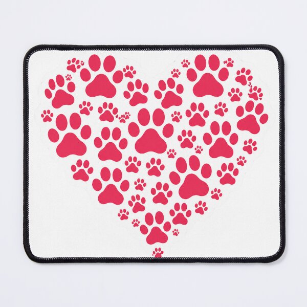 Item preview, Dog Paw Print Heart designed and sold by Vexorask.