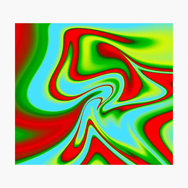 Item preview, Colorful Modern Psychedelic Design designed and sold by Happyabstract.