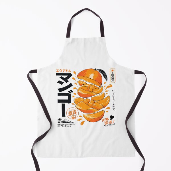 Item preview, Ecuador Mango , Vintage Japanese Fruit Label Art Print designed and sold by NullSpacePrints.