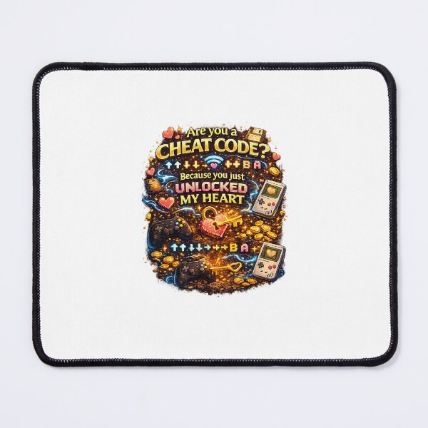 Item preview, Are you a cheat code? Because you just unlocked my heart designed and sold by LIMAO-BRAZIL.