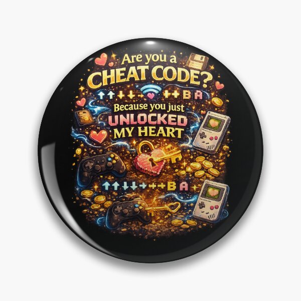 Item preview, Are you a cheat code? Because you just unlocked my heart designed and sold by LIMAO-BRAZIL.