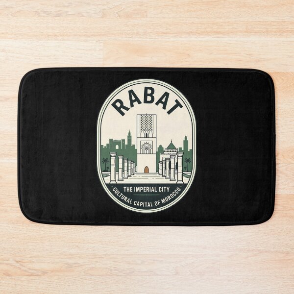 Item preview, Rabat Morocco Imperial City Vintage Travel Emblem designed and sold by k3rstman1.