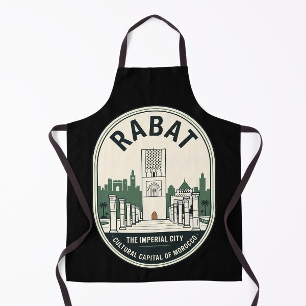Item preview, Rabat Morocco Imperial City Vintage Travel Emblem designed and sold by k3rstman1.