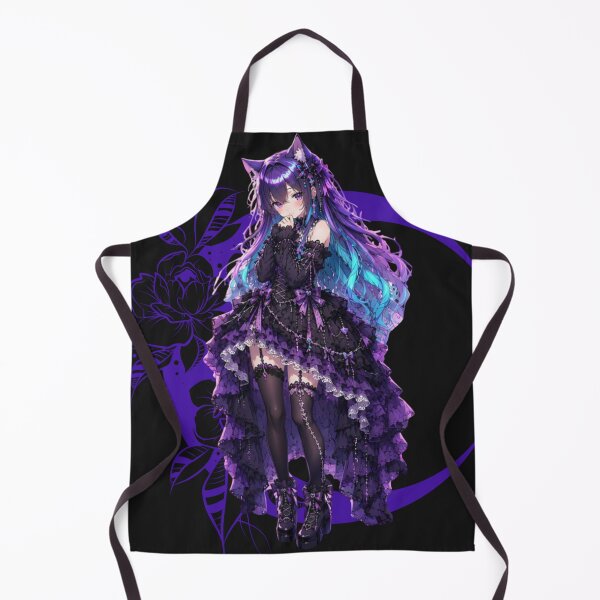 Item preview, Queen of the Night – Gothic Anime Cat Girl designed and sold by Revyra Design .