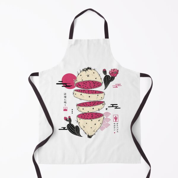 Item preview, Galapagos Cactus Fruit , Vintage Japanese Fruit Label Art Print designed and sold by NullSpacePrints.