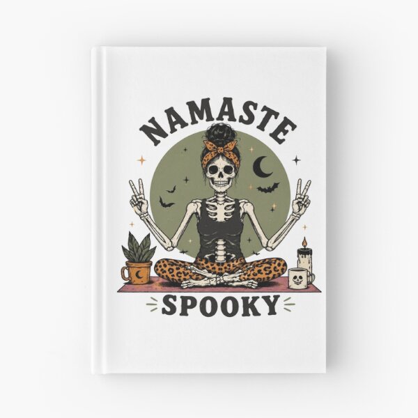 Item preview, Namaste Spooky Skeleton designed and sold by pintartipuduran.