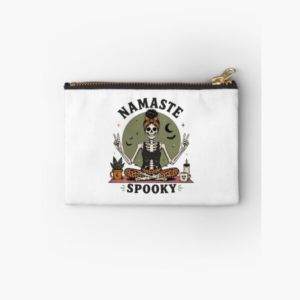 Item preview, Namaste Spooky Skeleton designed and sold by pintartipuduran.