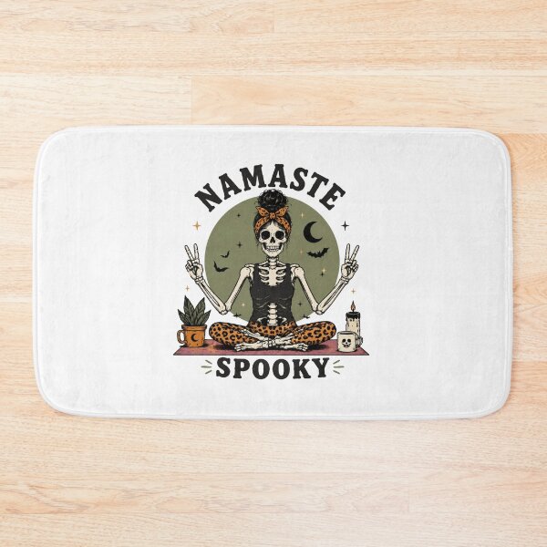 Item preview, Namaste Spooky Skeleton designed and sold by pintartipuduran.